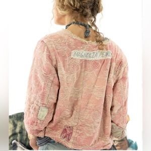 Beautiful Magnolia Pearl Jacquard Sirsi Jacket Soleil En Rose